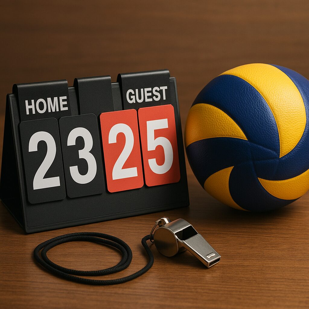 Volleybal-scorebord-en-fluitje
